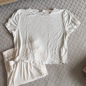 nuuds Cream Pajama Set